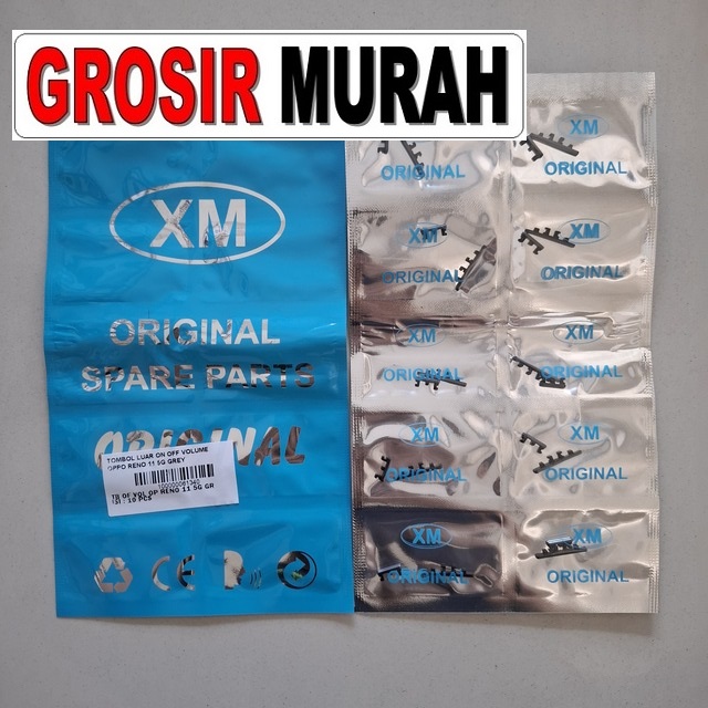 Tombol Luar On Off Volume Oppo Reno 11 5g Grey
