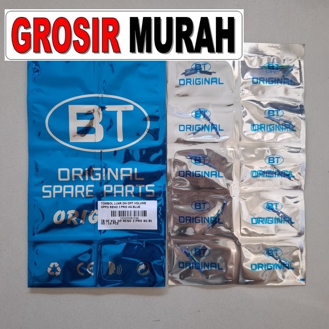 Tombol Luar On Off Volume Oppo Reno 3 Pro 4g Blue
