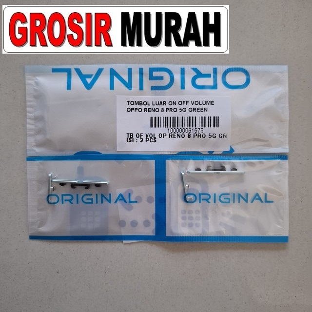 Tombol Luar On Off Volume Oppo Reno 8 Pro 5g Green