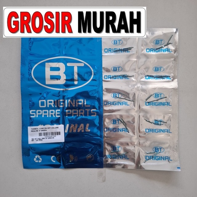 Tombol Luar On Off Volume Realme 5i Green