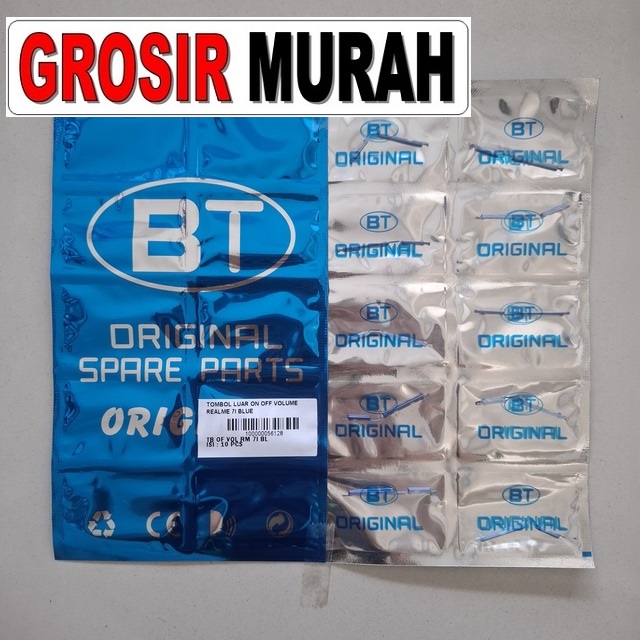 Tombol Luar On Off Volume Realme 7i Blue