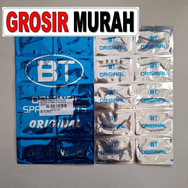 Tombol Luar On Off Volume Realme C11 Grey (c12 C15 C25 Narzo 30a)