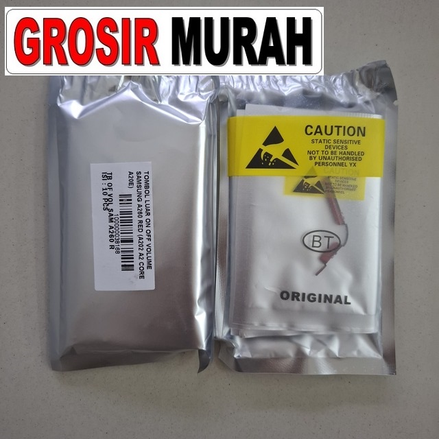 Tombol Luar On Off Volume Samsung A260 Red (a202 A2 Core A20e)