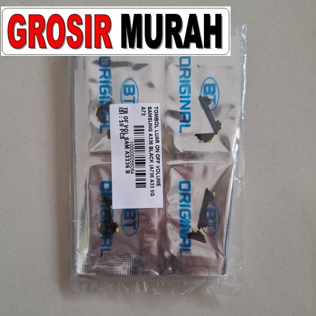 Tombol Luar On Off Volume Samsung A336 Black (a736 A33 5g A73 5g)