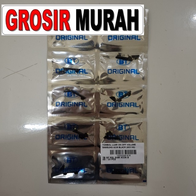 Tombol Luar On Off Volume Samsung A536 Black (A53 5G)