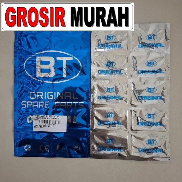 Tombol Luar On Off Volume Samsung G530 White (g532 J2 Prime)