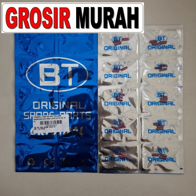 Tombol Luar On Off Volume Samsung J415 Red (j610 J4 Plus J6 Plus)