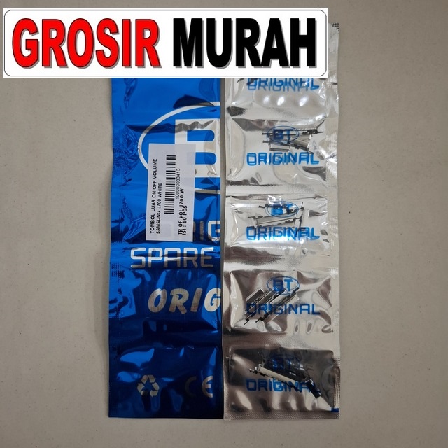 Tombol Luar On Off Volume Samsung J700 White