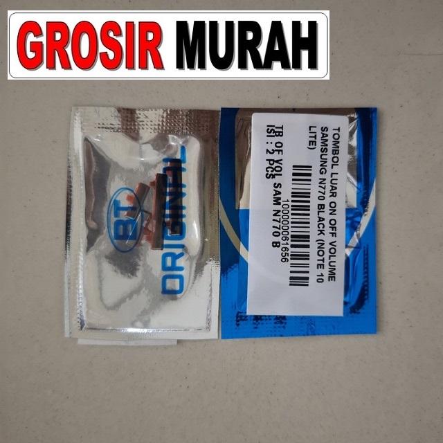Tombol Luar On Off Volume Samsung N770 Black (note 10 Lite)