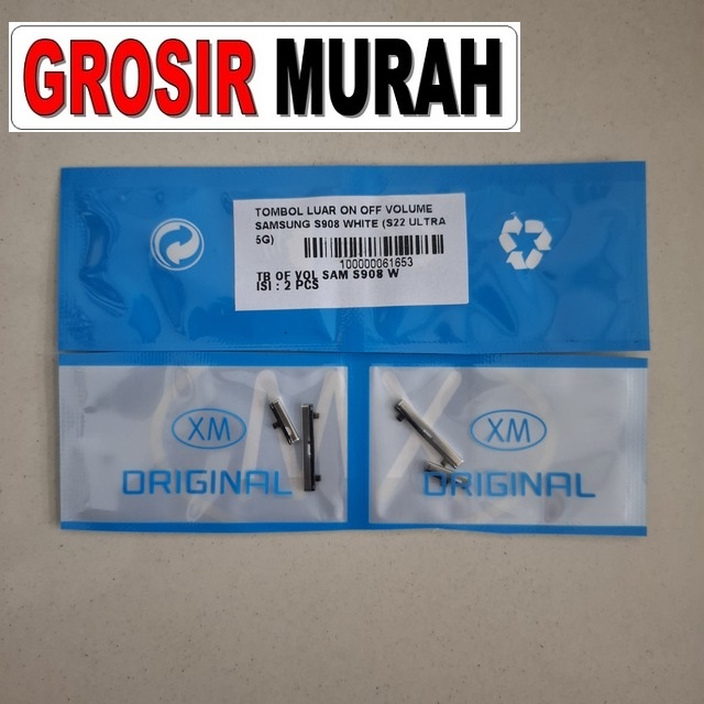 Tombol Luar On Off Volume Samsung S908 White (s22 Ultra 5g)
