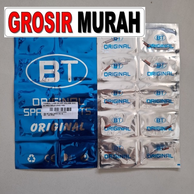 Tombol Luar On Off Volume Vivo S1 Pro Gold (vivo Y9s)