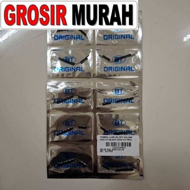 Tombol Luar On Off Volume Vivo V11 Black (vivo V11 Pro)