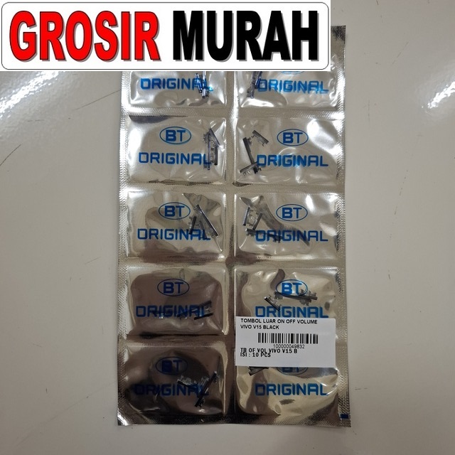 Tombol Luar On Off Volume Vivo V15 Black