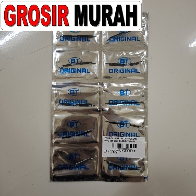 Tombol Luar On Off Volume Vivo Y55 2022 Black (y55 4g)