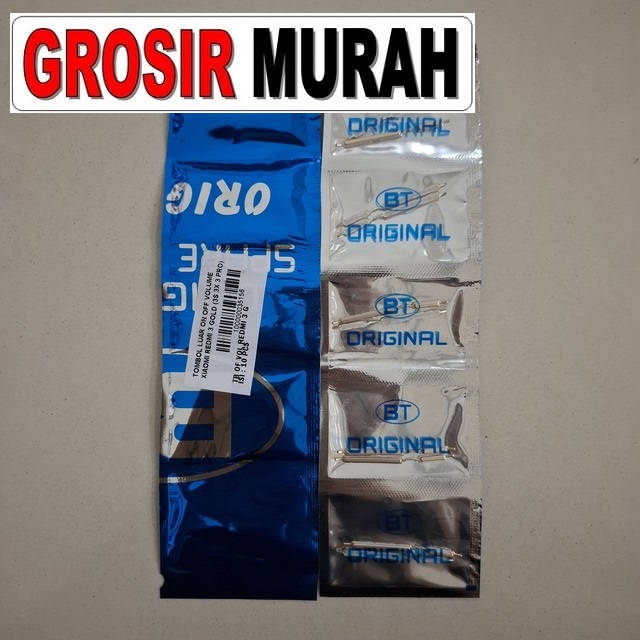 Tombol Luar On Off Volume Xiaomi Redmi 3 Gold (3s 3x 3 Pro)