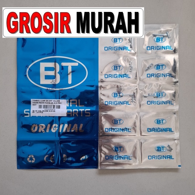 Tombol Luar On Off Volume Xiaomi Redmi K20 Blue (k20 Pro Mi9t Mi9t Pro)