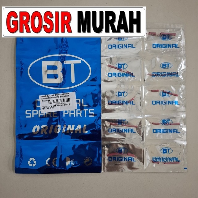 Tombol Luar On Off Volume Xiaomi Redmi Note 6 Pro Red (redmi Note 6)