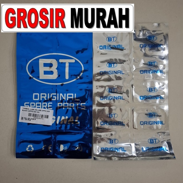 Tombol Luar Volume Oppo A38 Black (oppo A58 4g)