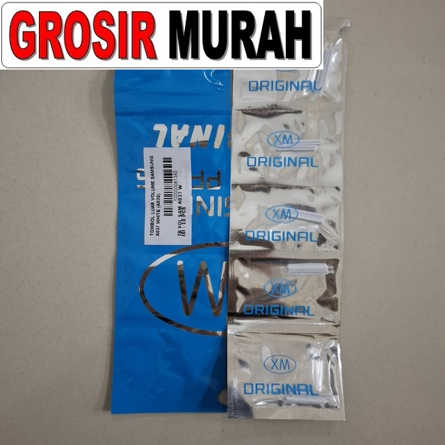Tombol Luar Volume Samsung A037 White (a03s)