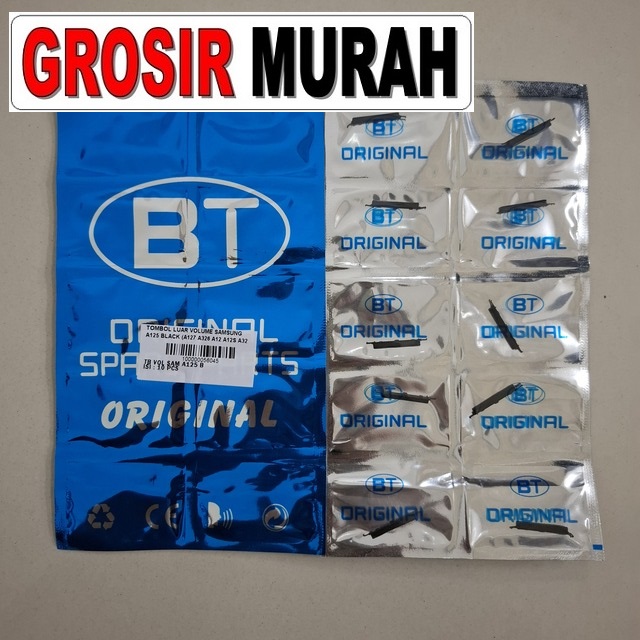 Tombol Luar Volume Samsung A125 Black (a127 A326 A12 A12s A32 5g)