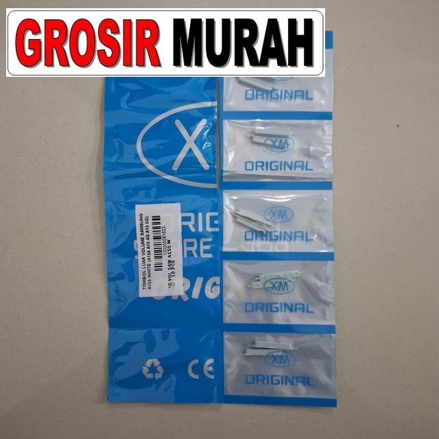 Tombol Luar Volume Samsung A155 White (a156 A15 4g A15 5g)