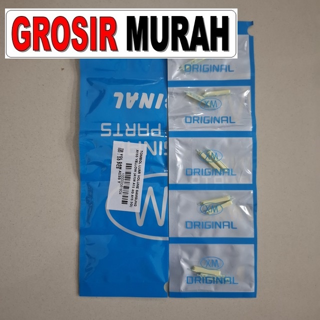Tombol Luar Volume Samsung A155 Yellow (a156 A15 4g A15 5g)