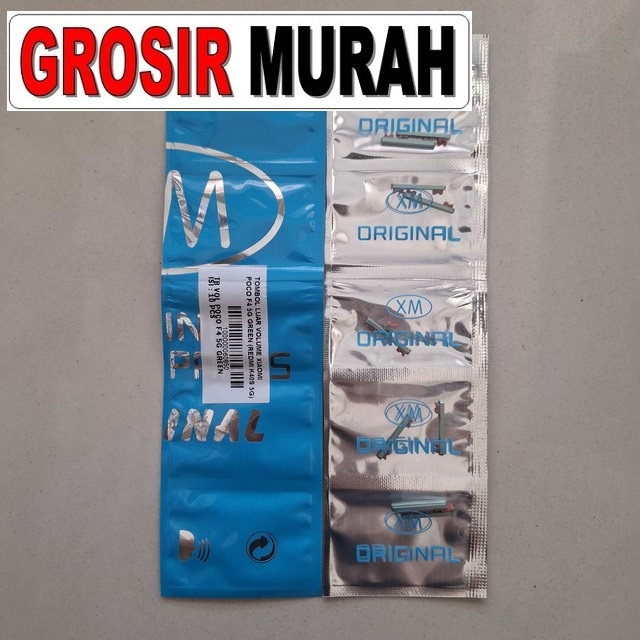 Tombol Luar Volume Xiaomi Poco F4 5g Green (redmi K40s 5g)