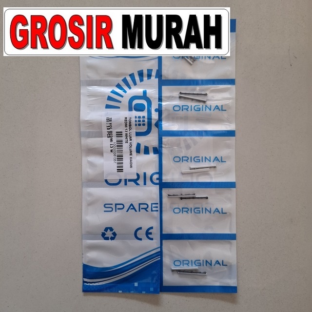 Tombol Luar Volume Xiaomi Redmi 13 White