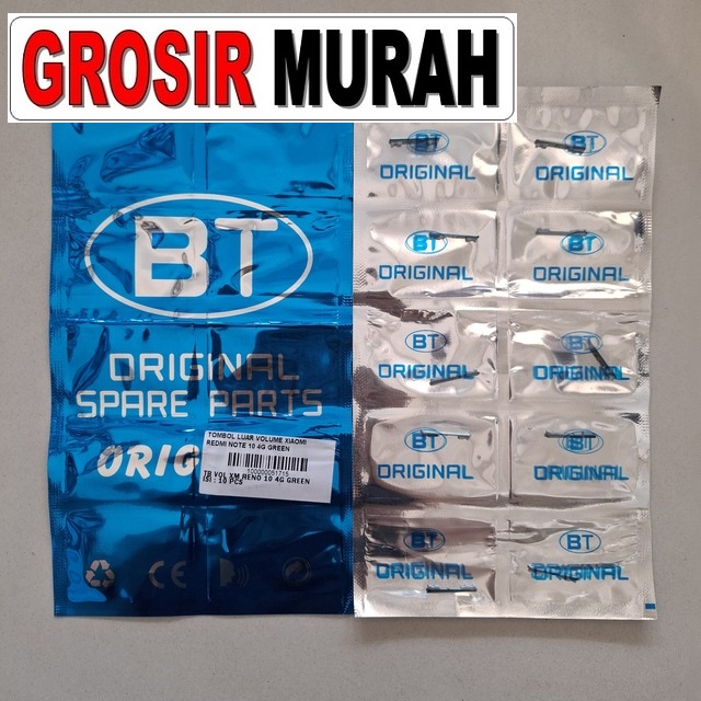 Tombol Luar Volume Xiaomi Redmi Note 10 4g Green (note 10s)