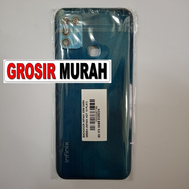 Backdoor Infinix X688 Dark Green (infinix Hot 10 Play)