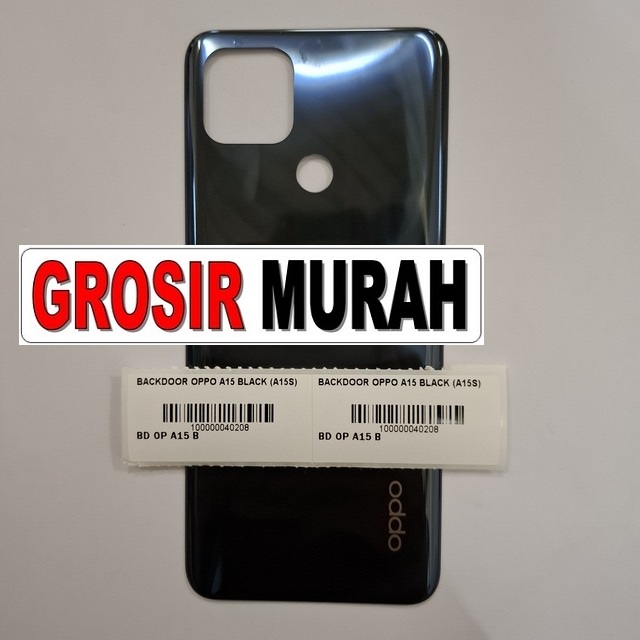 Backdoor Oppo A15 A15S Black