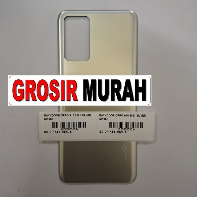 Backdoor Oppo A16 2021 Silver (A16S)