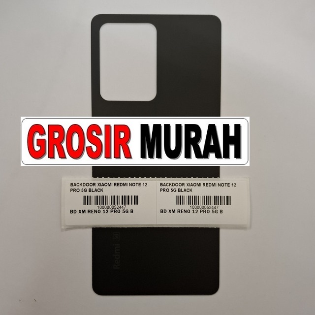 Backdoor Xiaomi Redmi Note 12 Pro 5g Black