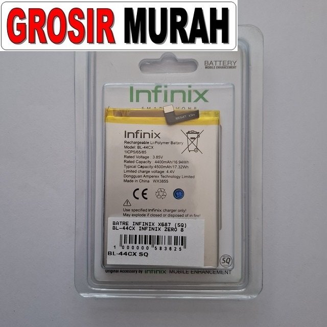 Batre Infinix X687 (sq) Bl-44cx Infinix Zero 8