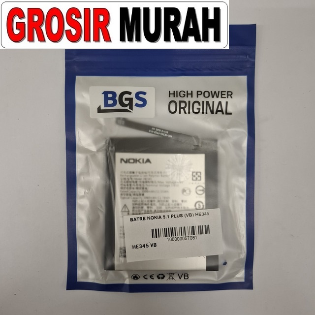 Batre Nokia 5.1 Plus (vb) He345