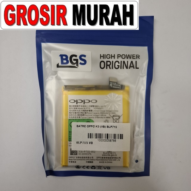 Batre Oppo K3 (vb) Blp715