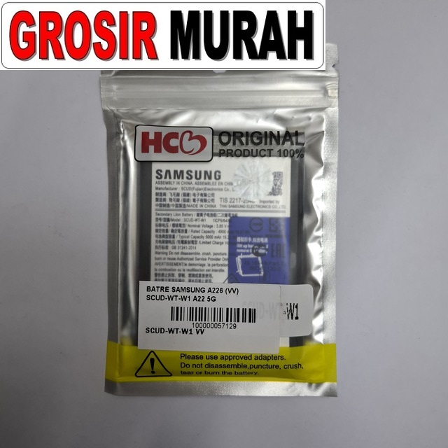 Batre Samsung A226 (vv) Scud-wt-w1 A22 5g