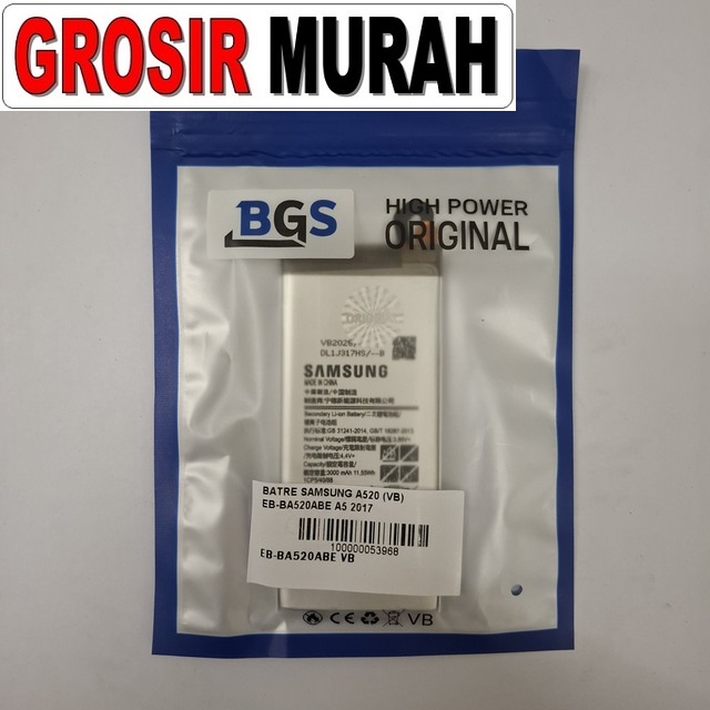 Batre Samsung A520 (vb) Eb-ba520abe A5 2017
