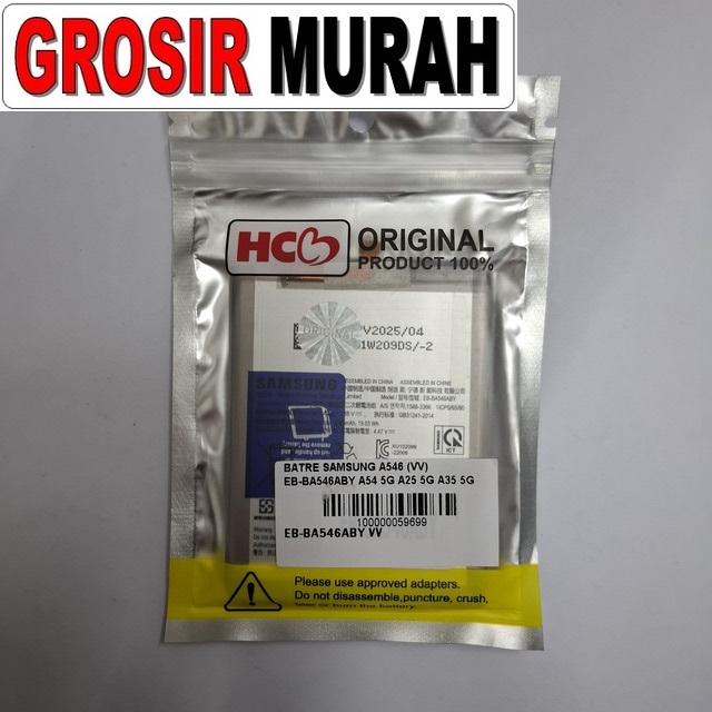 Batre Samsung A546 (vv) Eb-ba546aby A54 5g A25 5g A35 5g