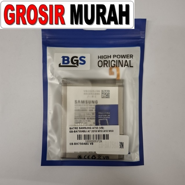 Batre Samsung A750 (Vb) Eb-Ba750Abu A7 2018 M10 A10 M50