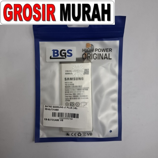 Batre Samsung J7 Plus (Vb) Eb-Bj731Abe