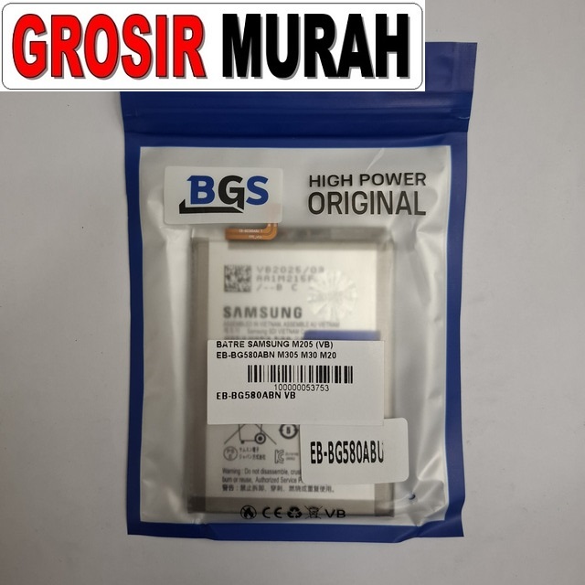 Batre Samsung M205 (vb) Eb-bg580abn M305 M30 M20