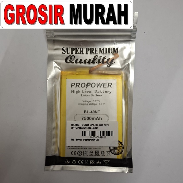 Batre Tecno Spark Go 2023 (propower) Bl-49nt