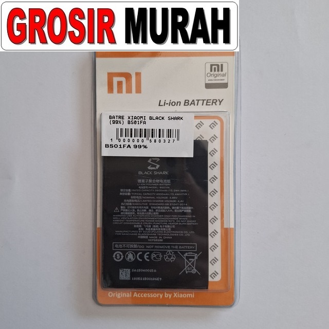 Batre Xiaomi Black Shark (99%) Bs01fa