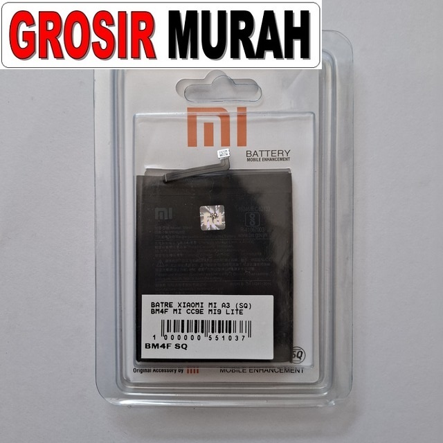 Batre Xiaomi Mi A3 (sq) Bm4f Mi Cc9e Mi9 Lite