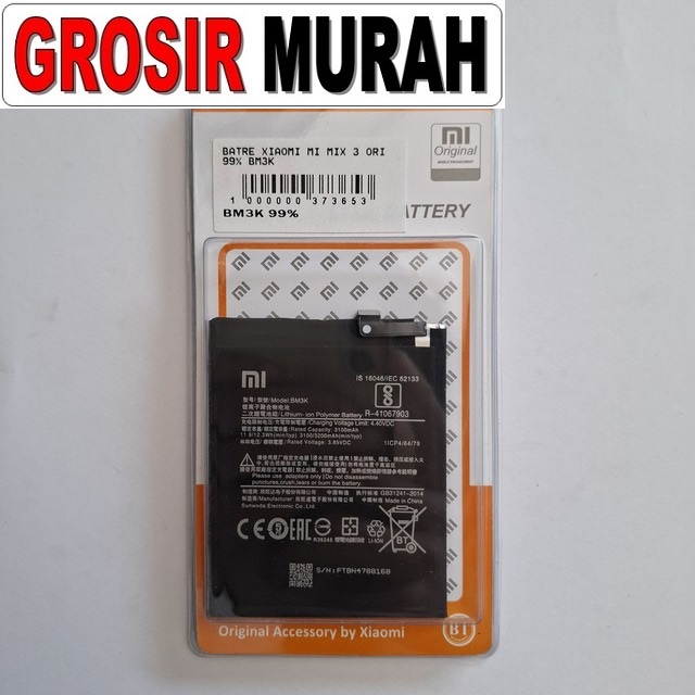 Batre Xiaomi Mi Mix 3 (99%) Bm3k