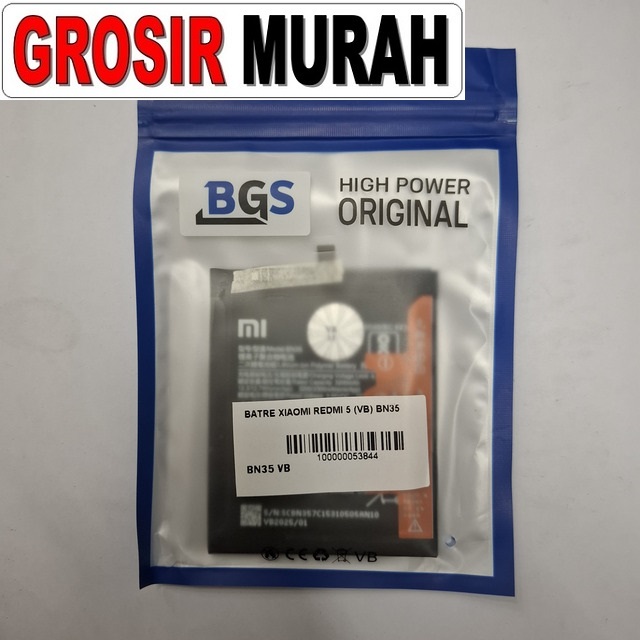 Batre Xiaomi Redmi 5 (vb) Bn35