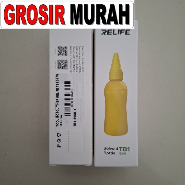 Tool Botol Tiner Relife Tb1 50 Ml Yellow