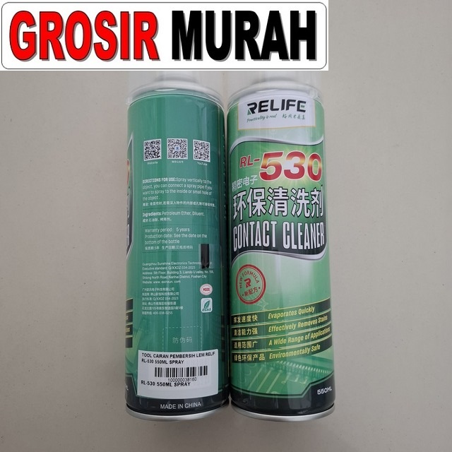 Tool Cairan Pembersih Lem Relife Rl-530 550ml Spray