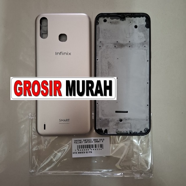 Casing Infinix X653 Gold Fullset Infinix Smart 4